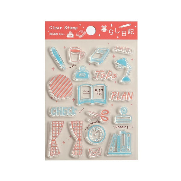 Diary Clear Stamps | Living Diary