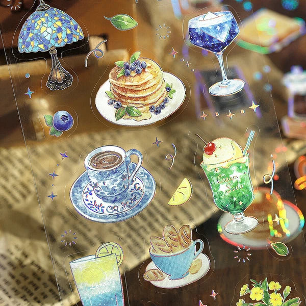 Iride PET Clear Stickers | Café à la Mode