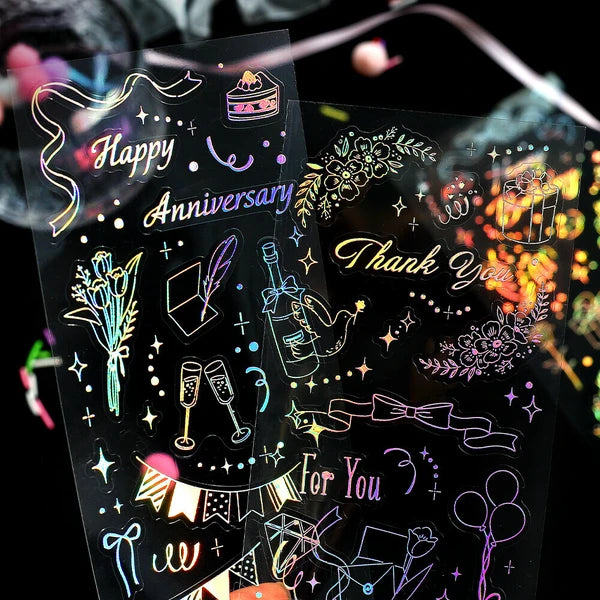 Iride PET Clear Stickers | Gifts