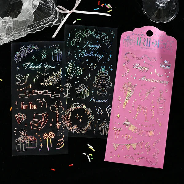 Iride PET Clear Stickers | Gifts