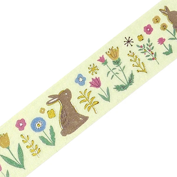 Nordic Forest Collection washi tape | Flowers and Rabbits