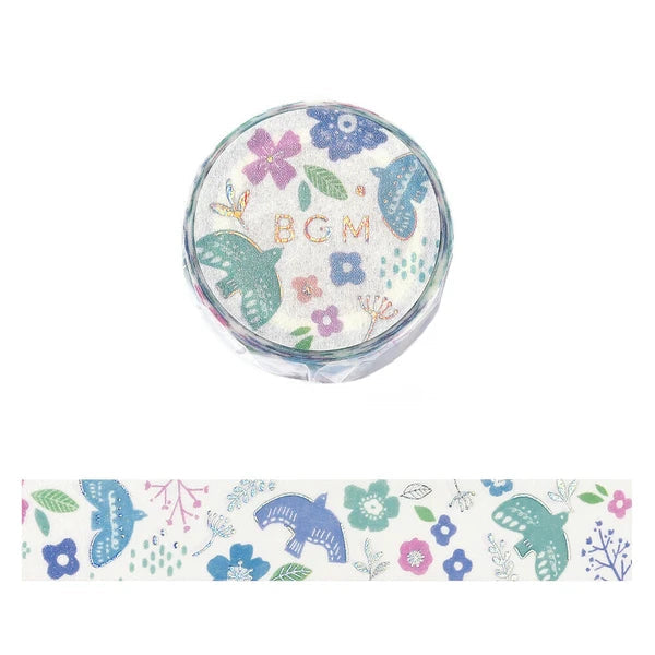 Nordic Forest Collection washi tape | Birds Singing