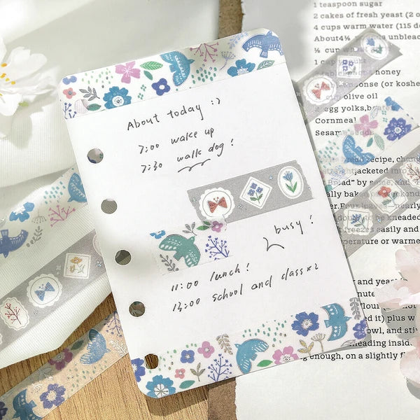 Nordic Forest Collection washi tape | Flower Frame