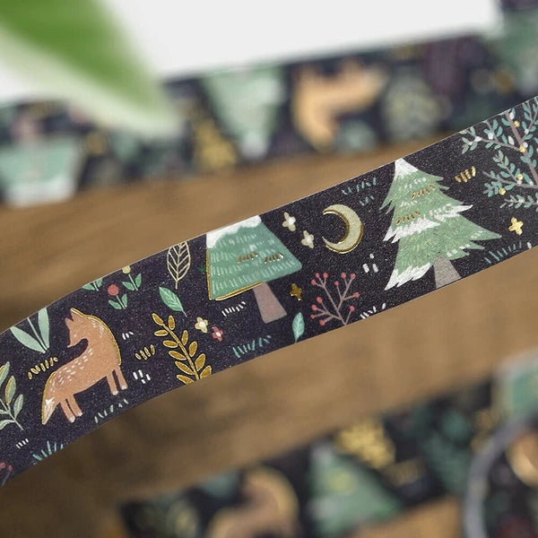 Nordic Forest Collection washi tape | Moonlit Forest