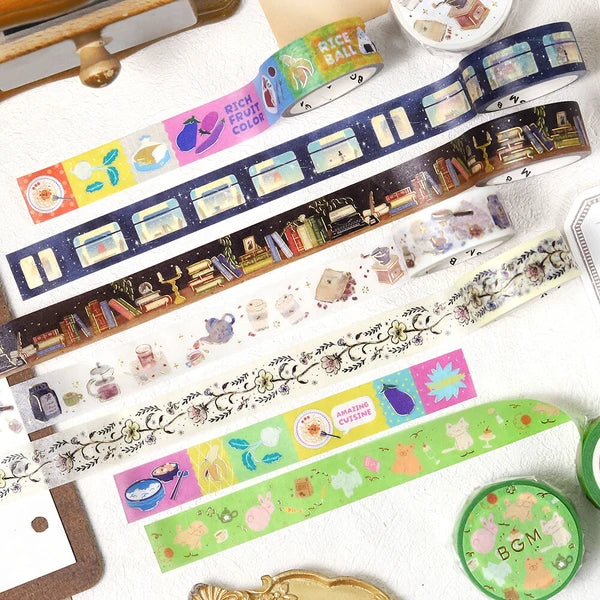 Sleeping Train Among the Stars washi tape
