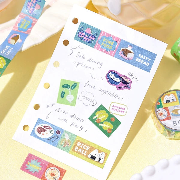 Pop Food washi tape