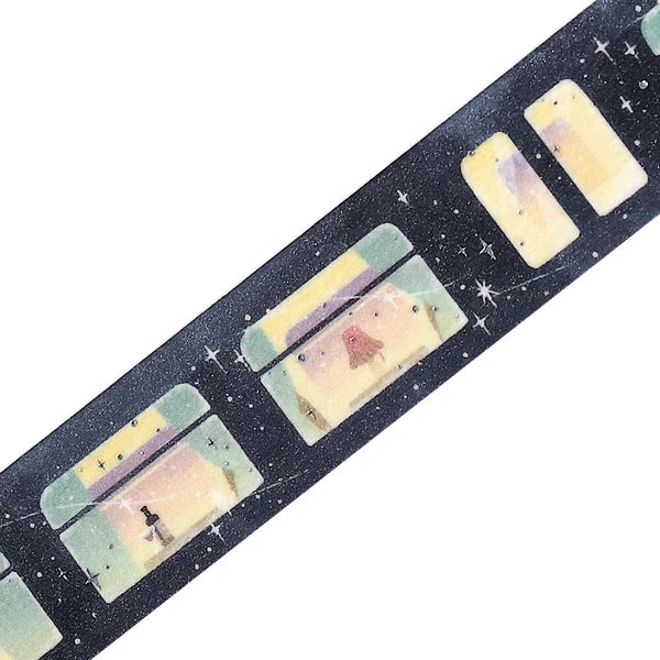 Sleeping Train Among the Stars washi tape