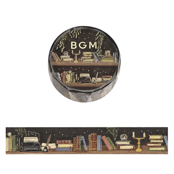 Late Night Bookshelf washi tape