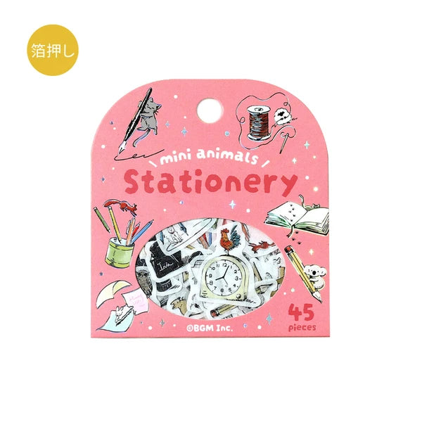 Mini Mini Animals Flake Stickers | Stationery