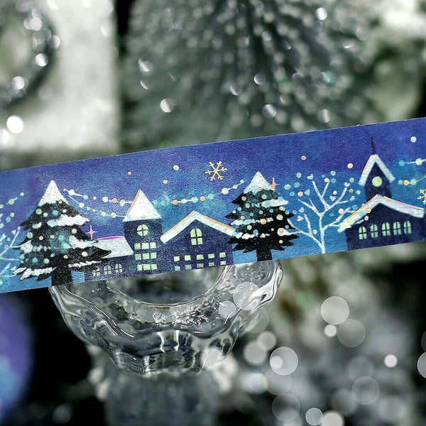 Christmas 2025 Limited Edition washi tape | Winter Night Village