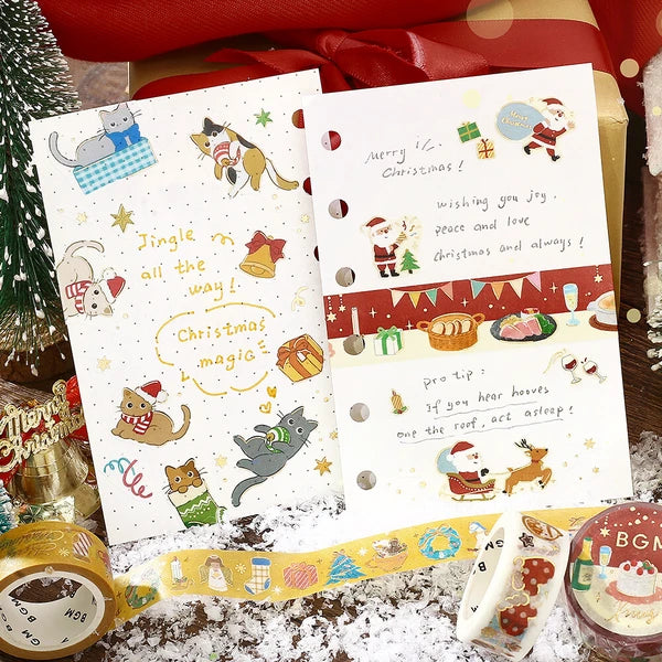 Christmas 2025 Limited Edition washi tape | Christmas Feast