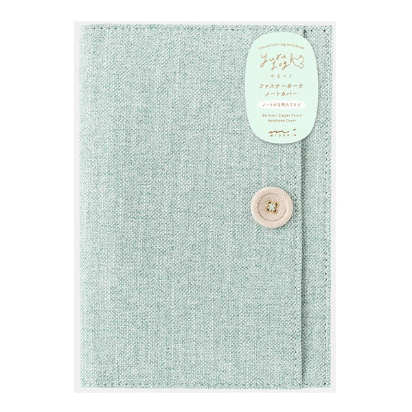 Yuru Log | B6 Blue Textile Cover
