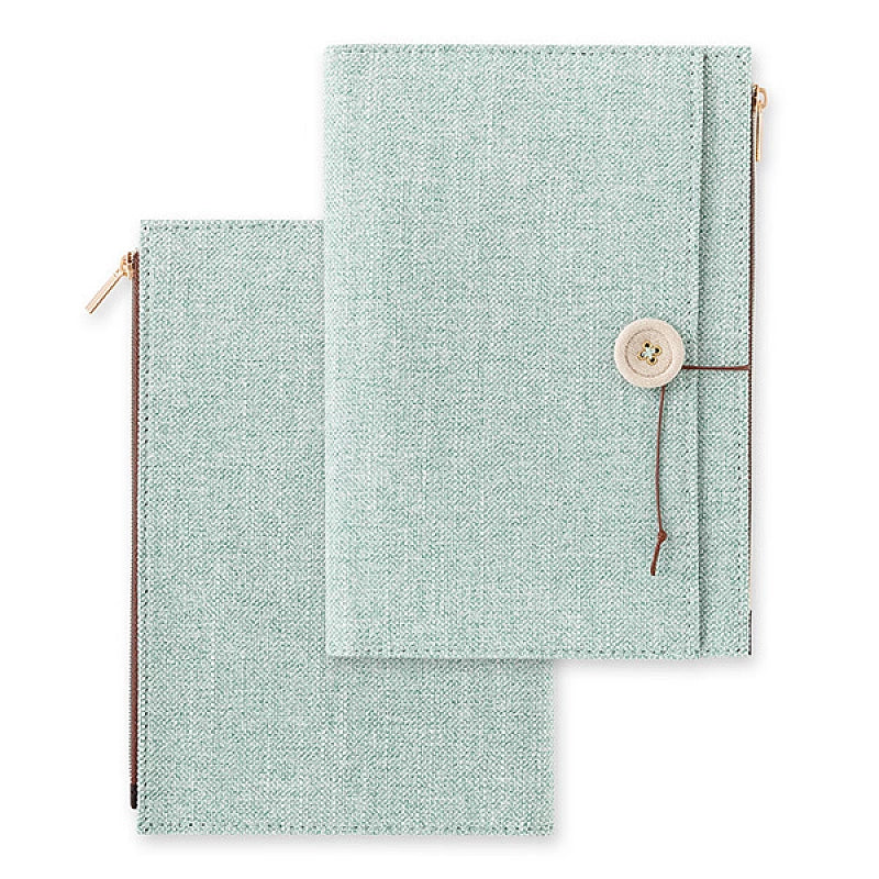 Yuru Log | B6 Blue Textile Cover