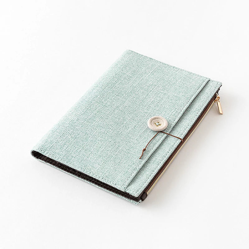 Yuru Log | B6 Blue Textile Cover