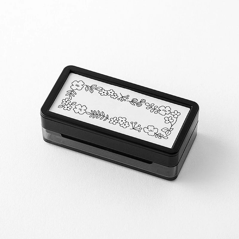 Self-inking Half-Stamp - Flower
