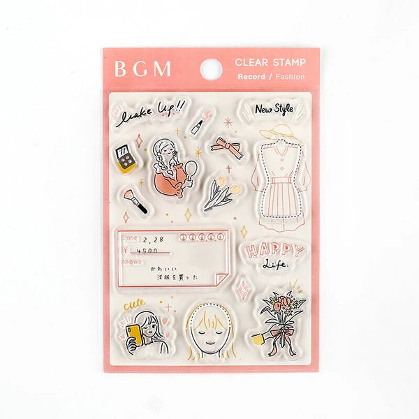 Record Clear Stamps | Fashion