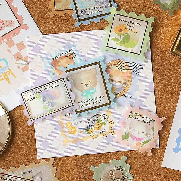 Scenery Post Office Flake Stickers