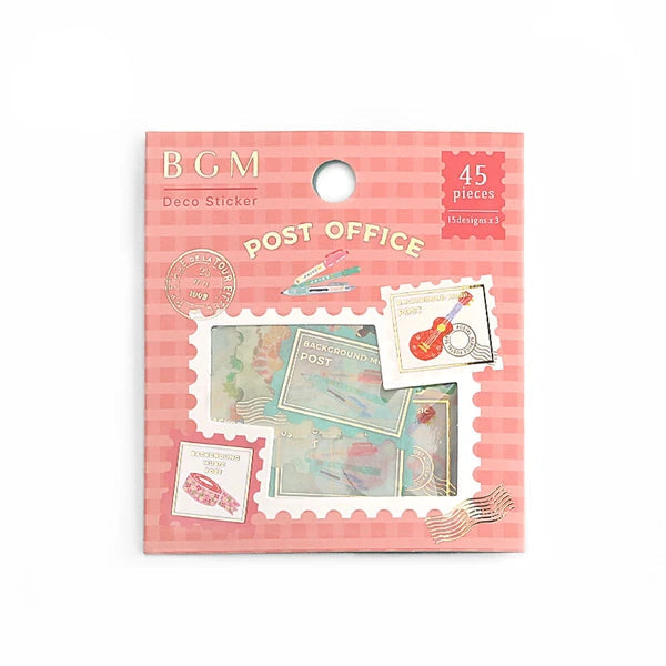 Knickknacks Post Office Flake Stickers