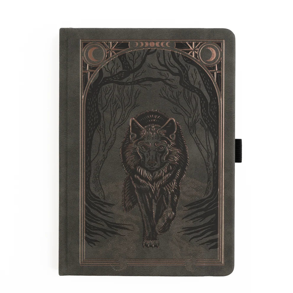 A5 Dotted Notebook 160gsm | Wolf in the Night