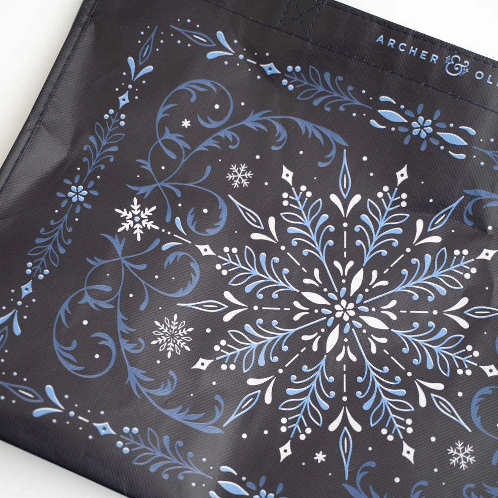 Snowflake Reusable Shopping Bag