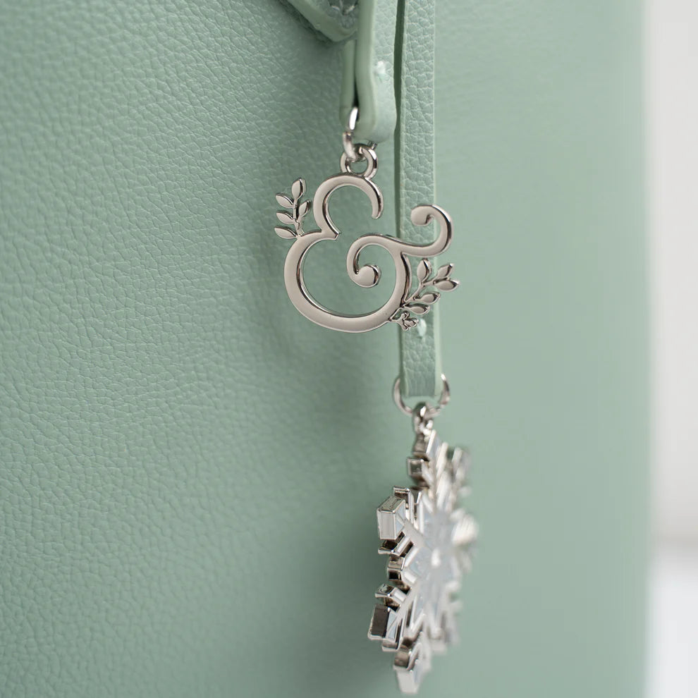 Large Tote with Snowflake Charm