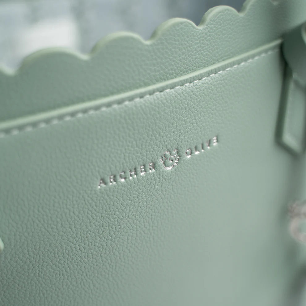 Large Tote with Snowflake Charm