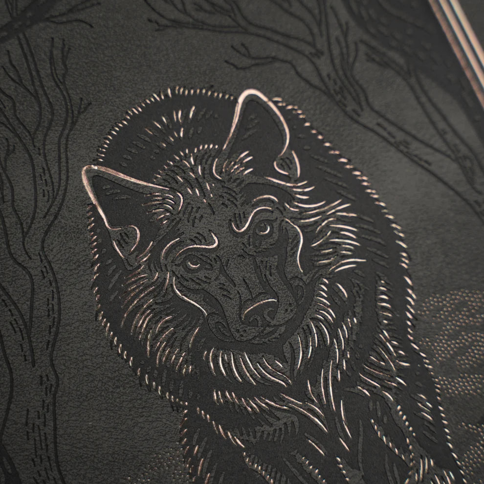 B5 Dotted Notebook 160gsm | Wolf in the Night