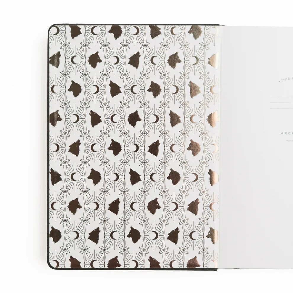 B5 Dotted Notebook 160gsm | Wolf in the Night