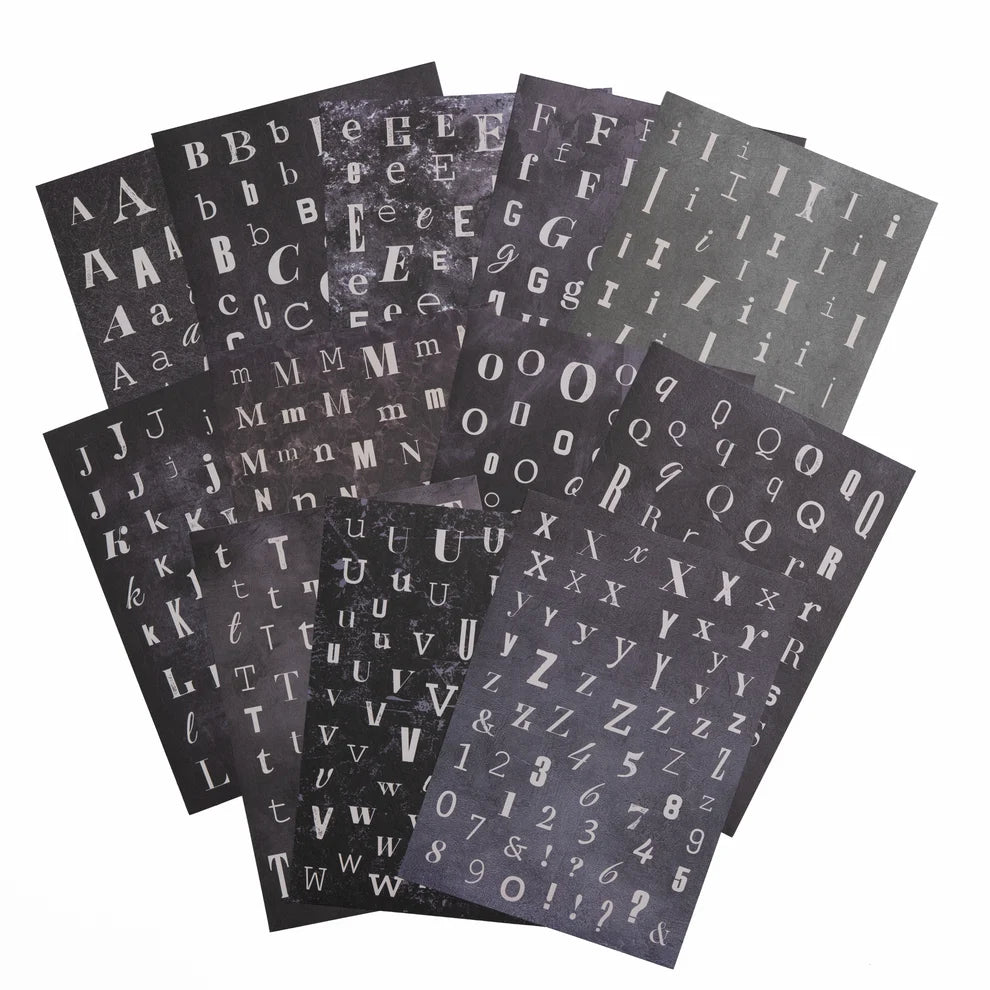 Deluxe Letter Sticker Set