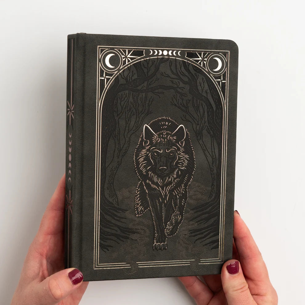 B5 Dotted Notebook 160gsm | Wolf in the Night