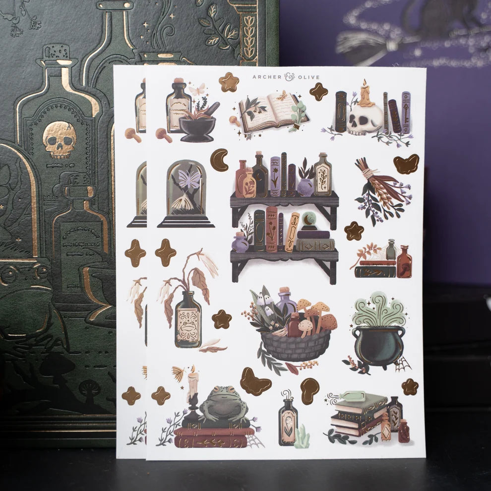 Apothecary Shelf Stickers