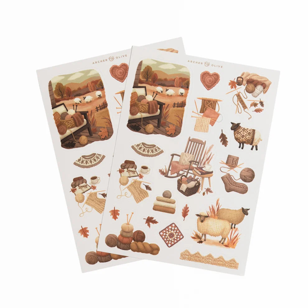 Homespun Stickers