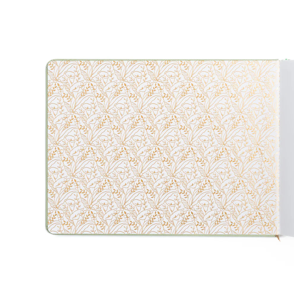 Letter-size Dotted Notebook 160gsm | Lovely Lilies Heirloom