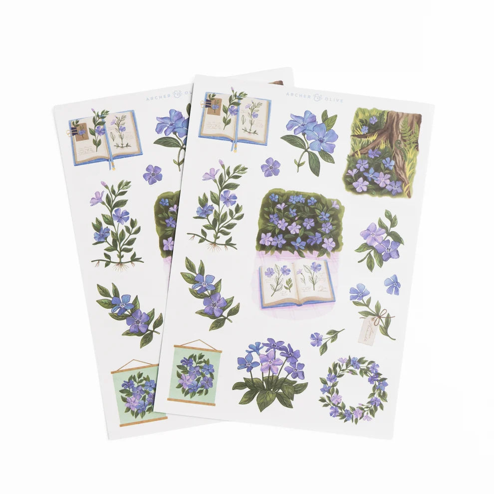 Wild Periwinkle Stickers