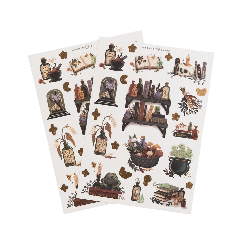 Apothecary Shelf Stickers