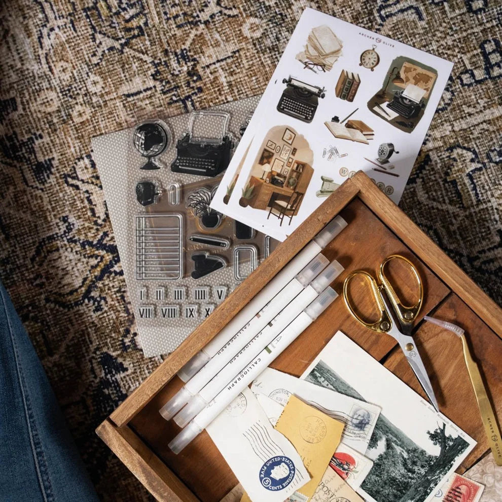 Acrylic Stamps | The Writer's Desk