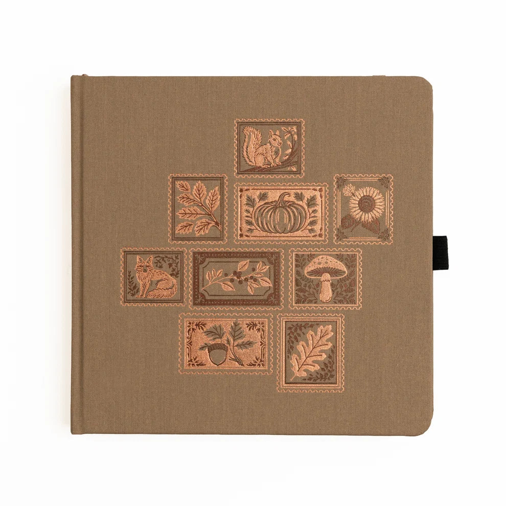 Square 8x8 Dotted Notebook 160gsm | Stamp Collector