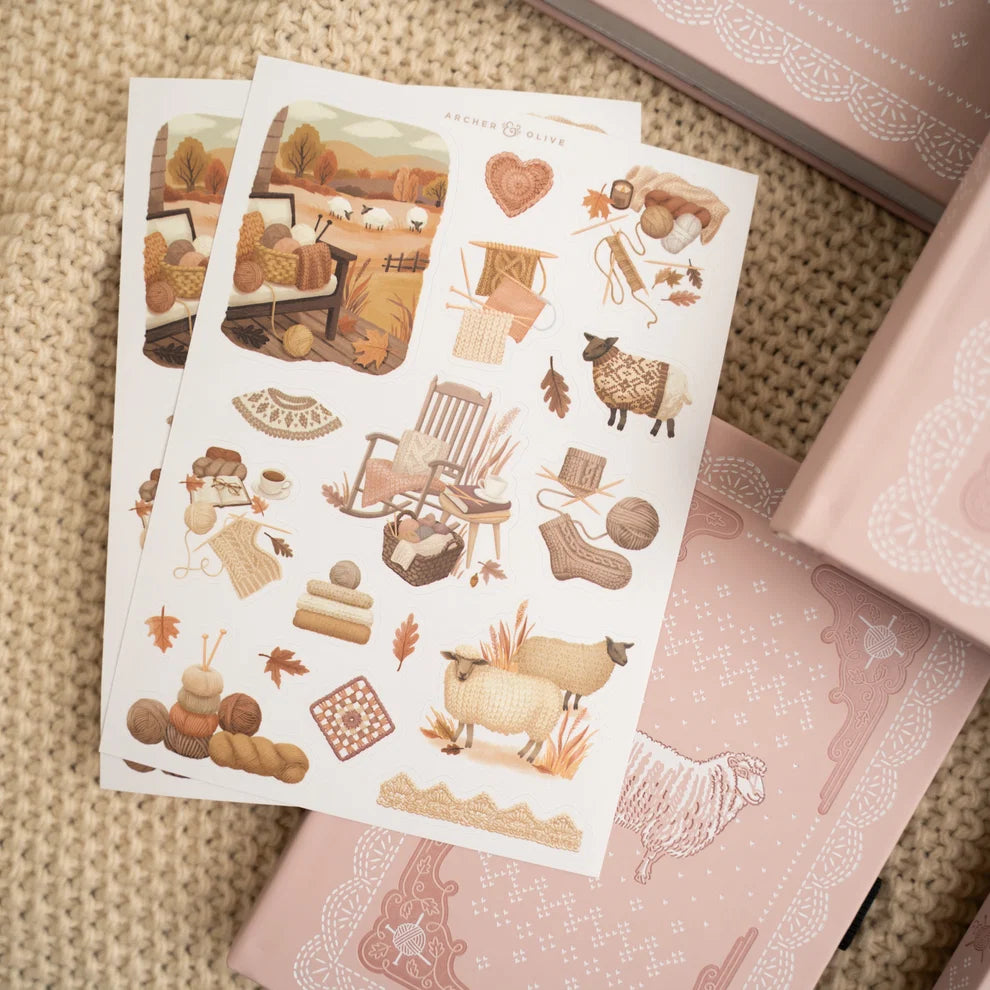 Homespun Stickers