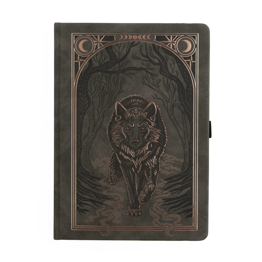 B5 Dotted Notebook 160gsm | Wolf in the Night