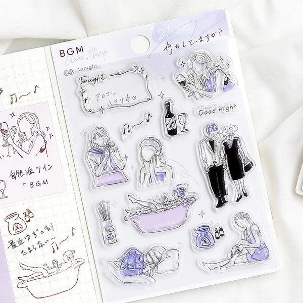 Clear Stamps - Fabulous Women Collection | Night Time