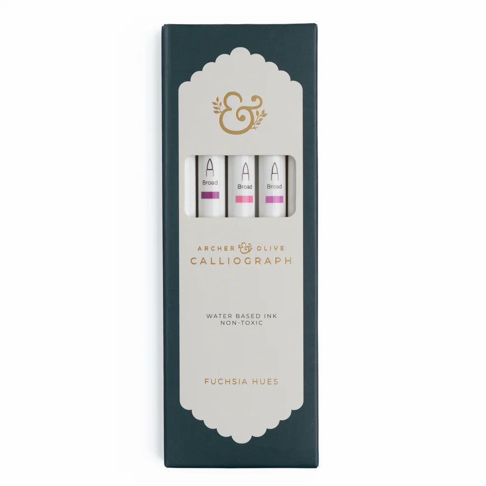 Calliographs Pens | Fuchsia Hues - Sets of 5