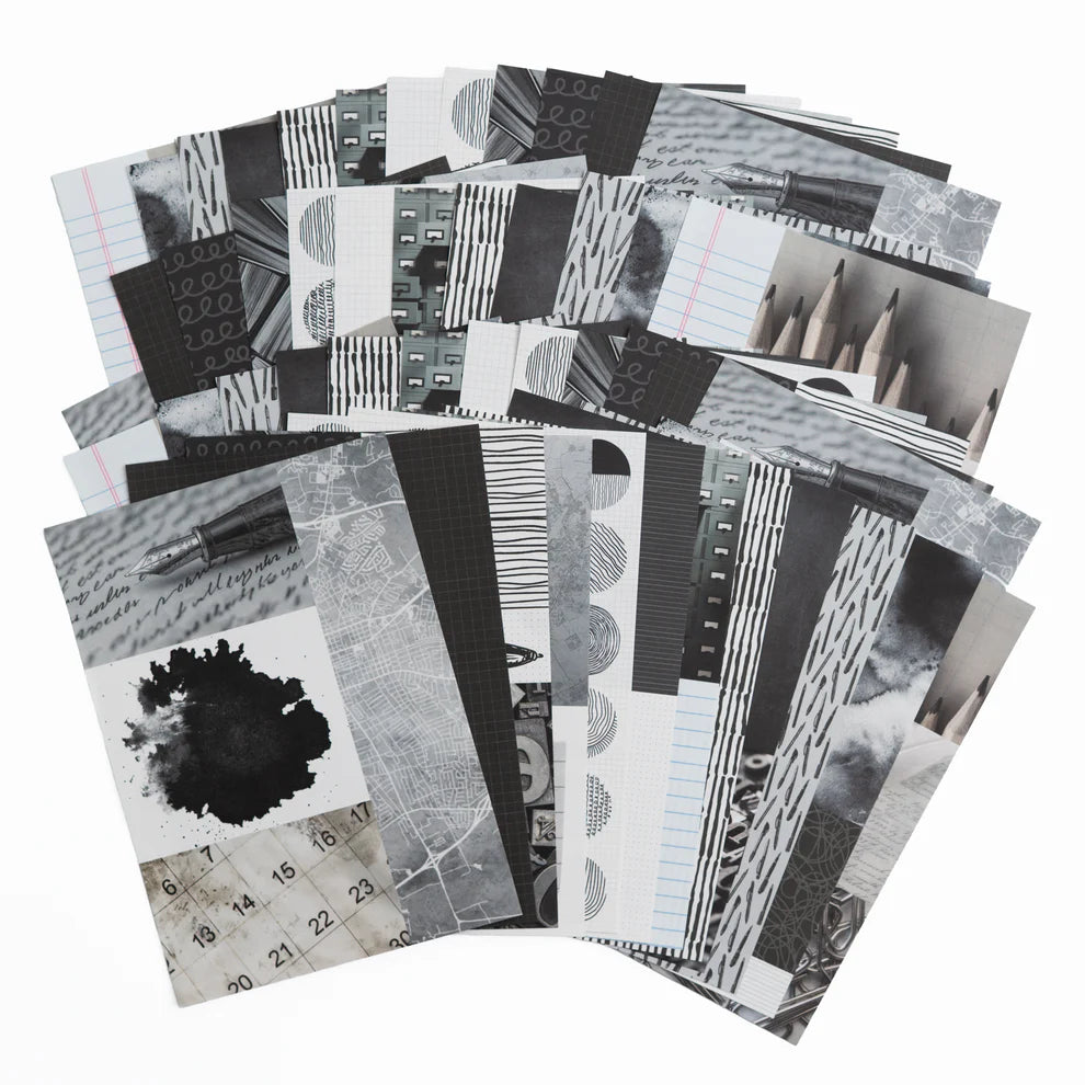 Ink & Type Collage Paper Pad