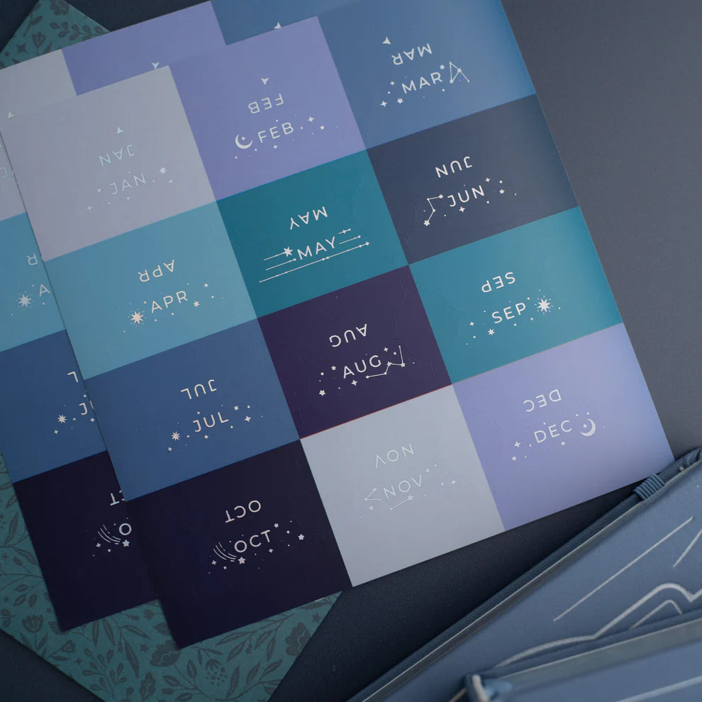Monthly Vinyl Planner Tabs | Wonderstruck [PRE-ORDER]