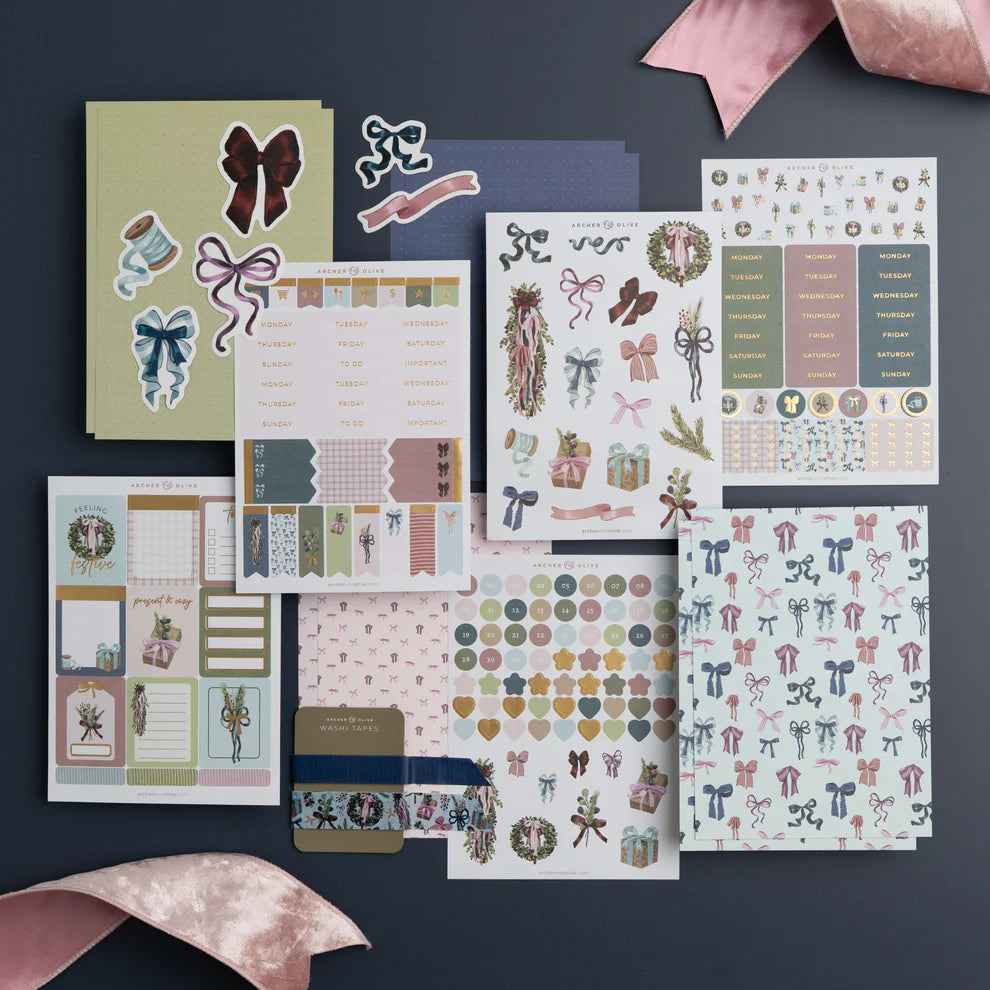 December 2025 Kit Club | Bows & Boughs Planning Kit