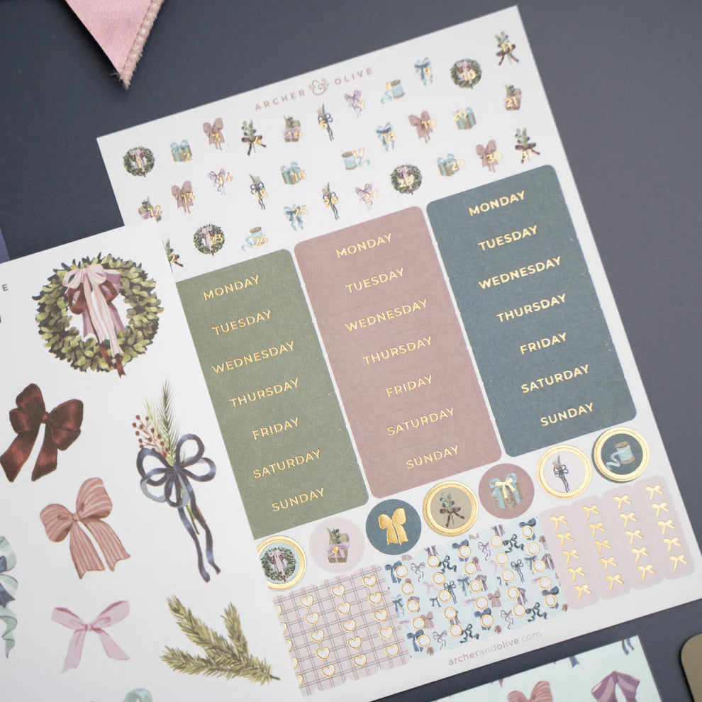 December 2025 Kit Club | Bows & Boughs Planning Kit