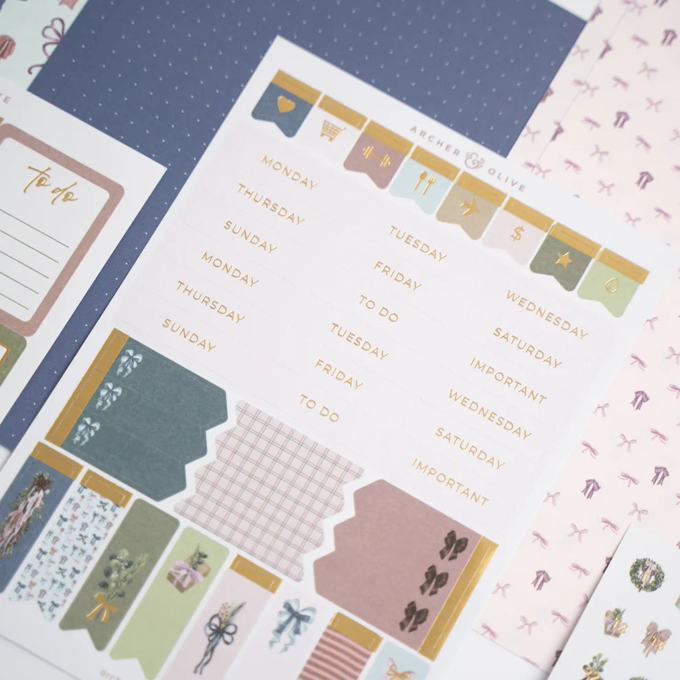 December 2025 Kit Club | Bows & Boughs Planning Kit