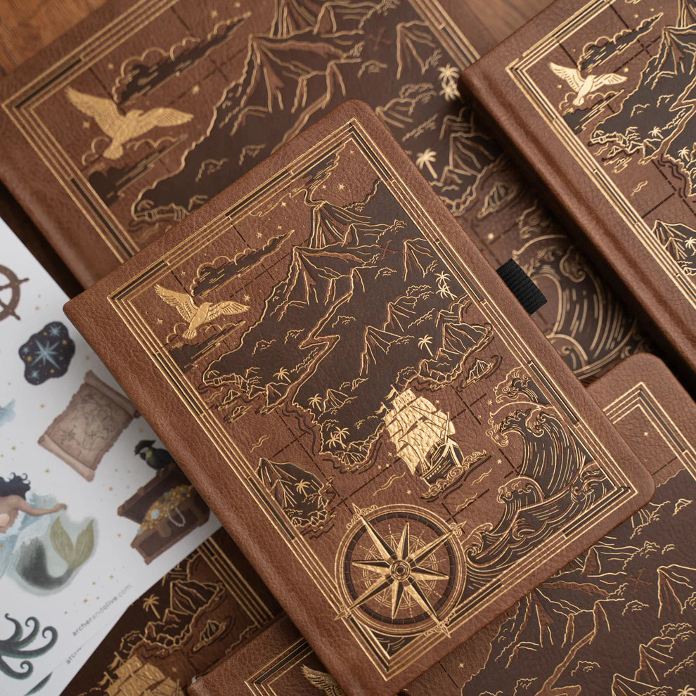 A5 Dotted Notebook 160gsm | Treasure Map