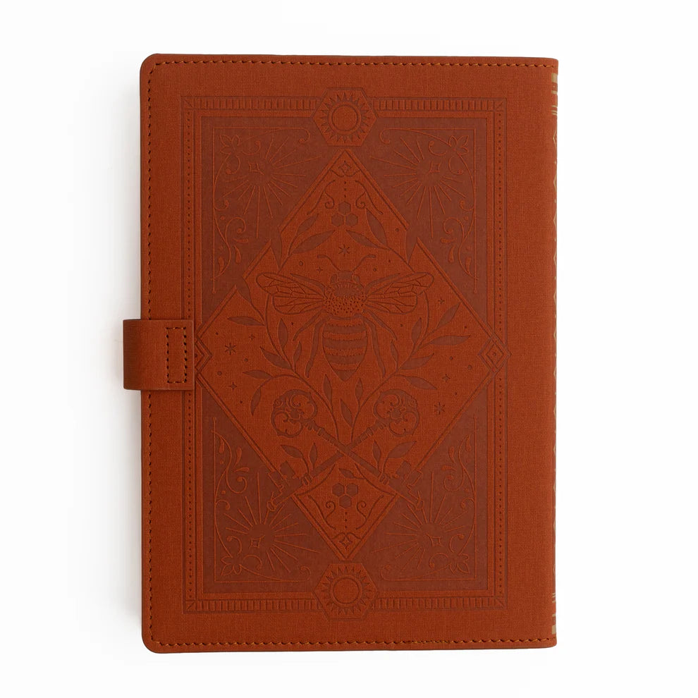 A5 Deluxe System Dotted Notebook 160gsm | Keeper of the Bees in Rust