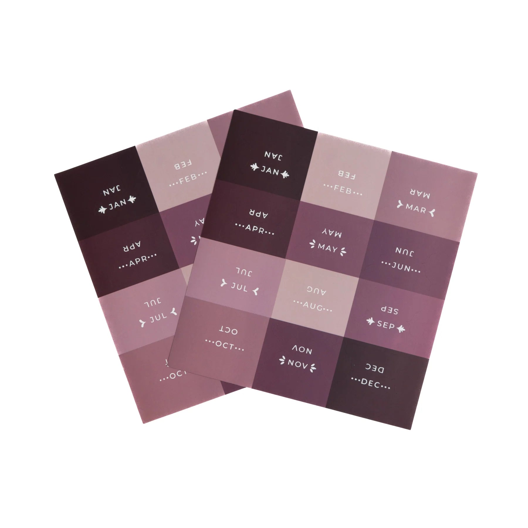 Monthly Vinyl Planner Tabs | Songbird [PRE-ORDER]