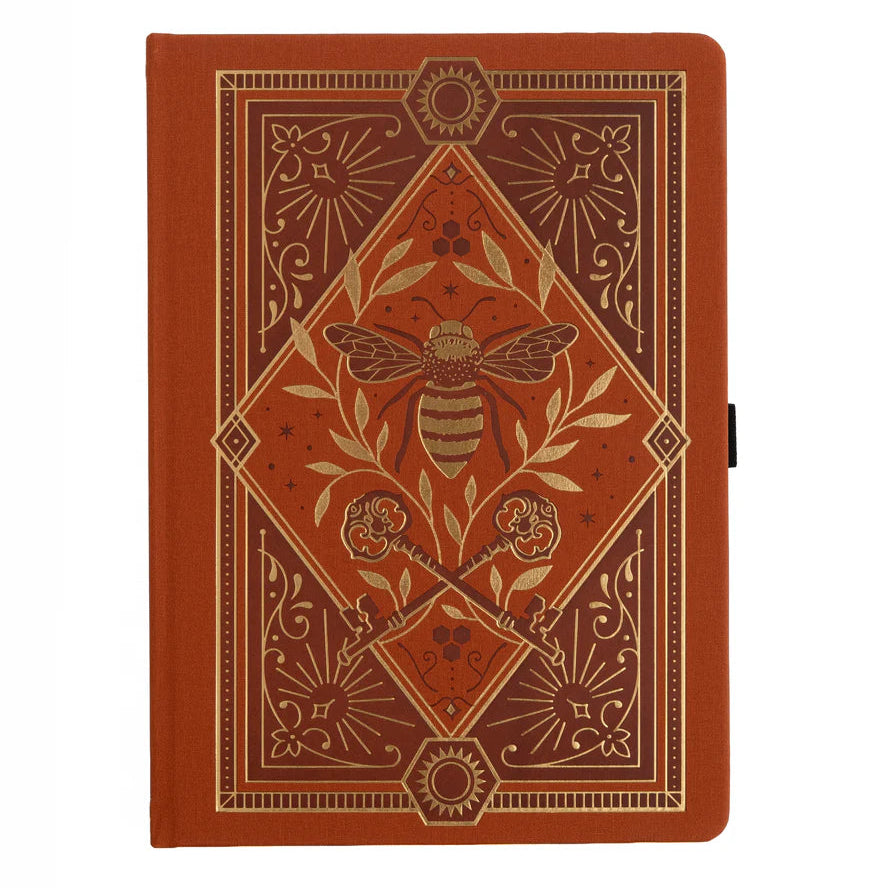 B5 Dotted Notebook 160gsm | Keeper of the Bees in Rust